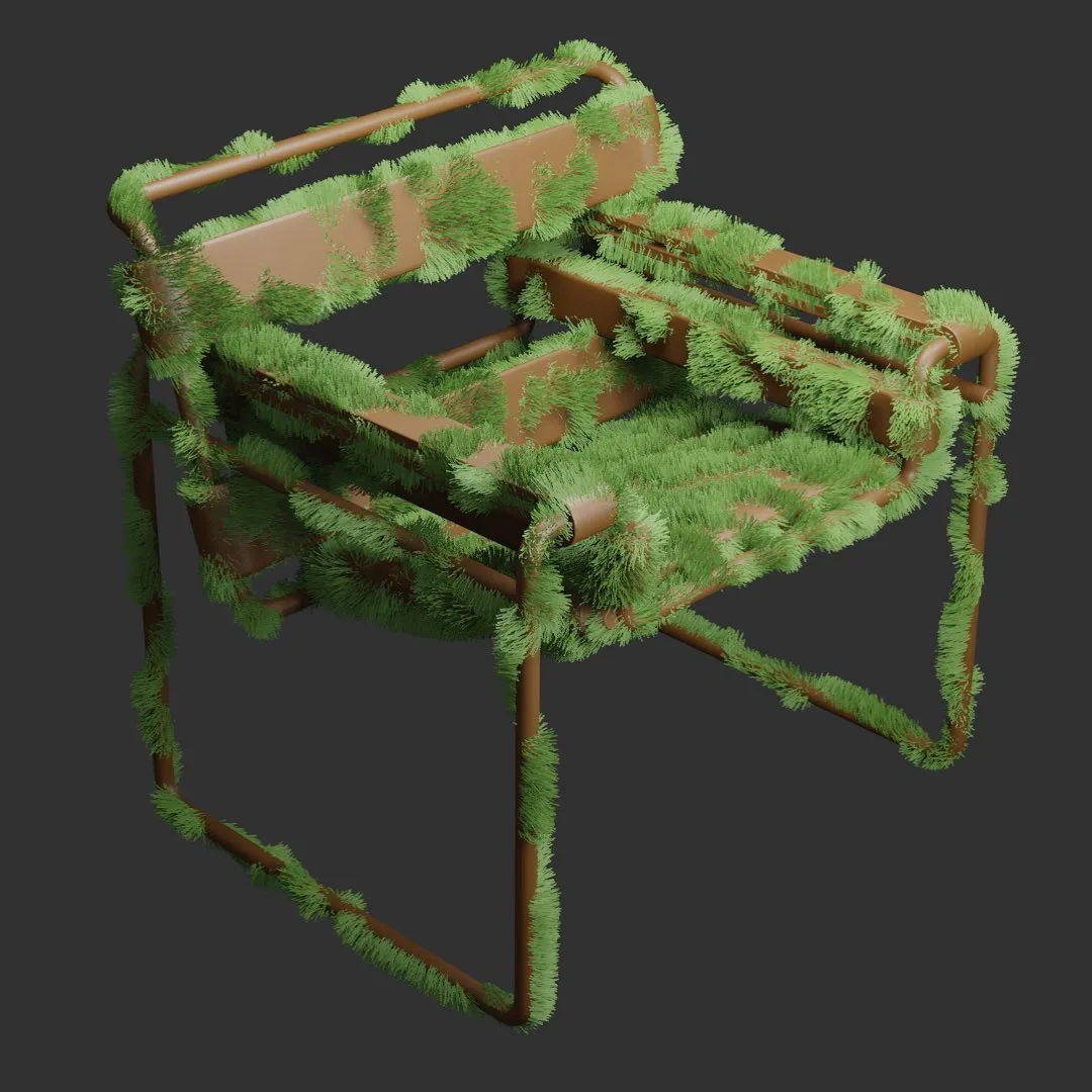 Grassy Wassily!
.
.
.
#chairs #blender #interiordesign #wassily #marcelbreuer #bauhaus #3Dmodel

@art_as_chairs

@enigma.curation