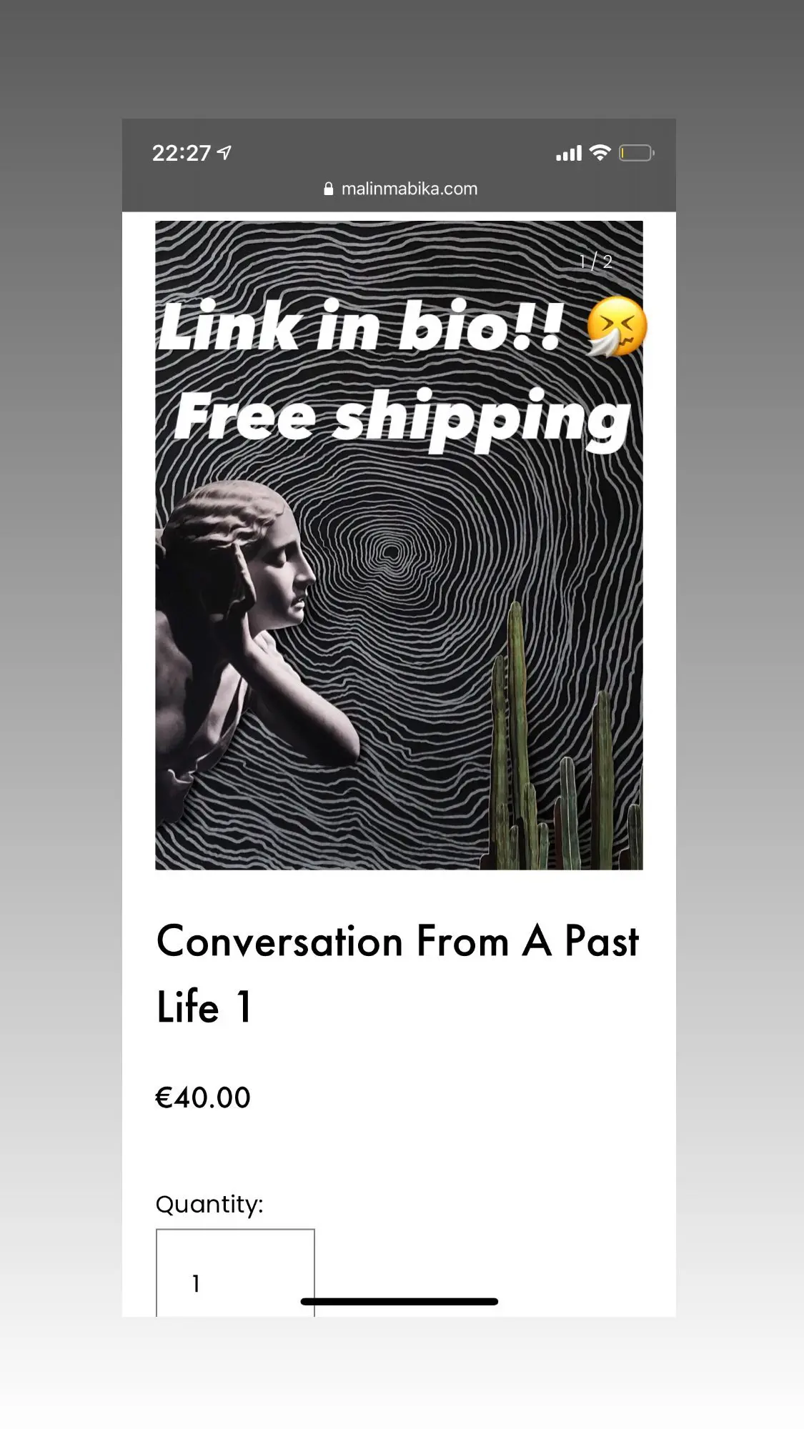 Link in bio!! 🤧
Free shipping