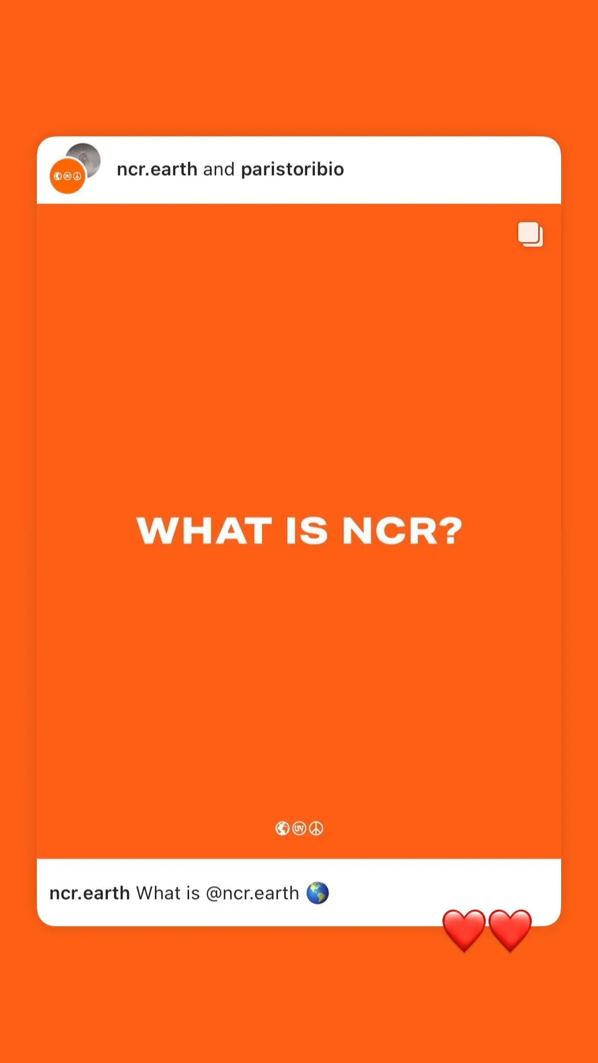 @paristoribio @ncr.earth ❤️❤️