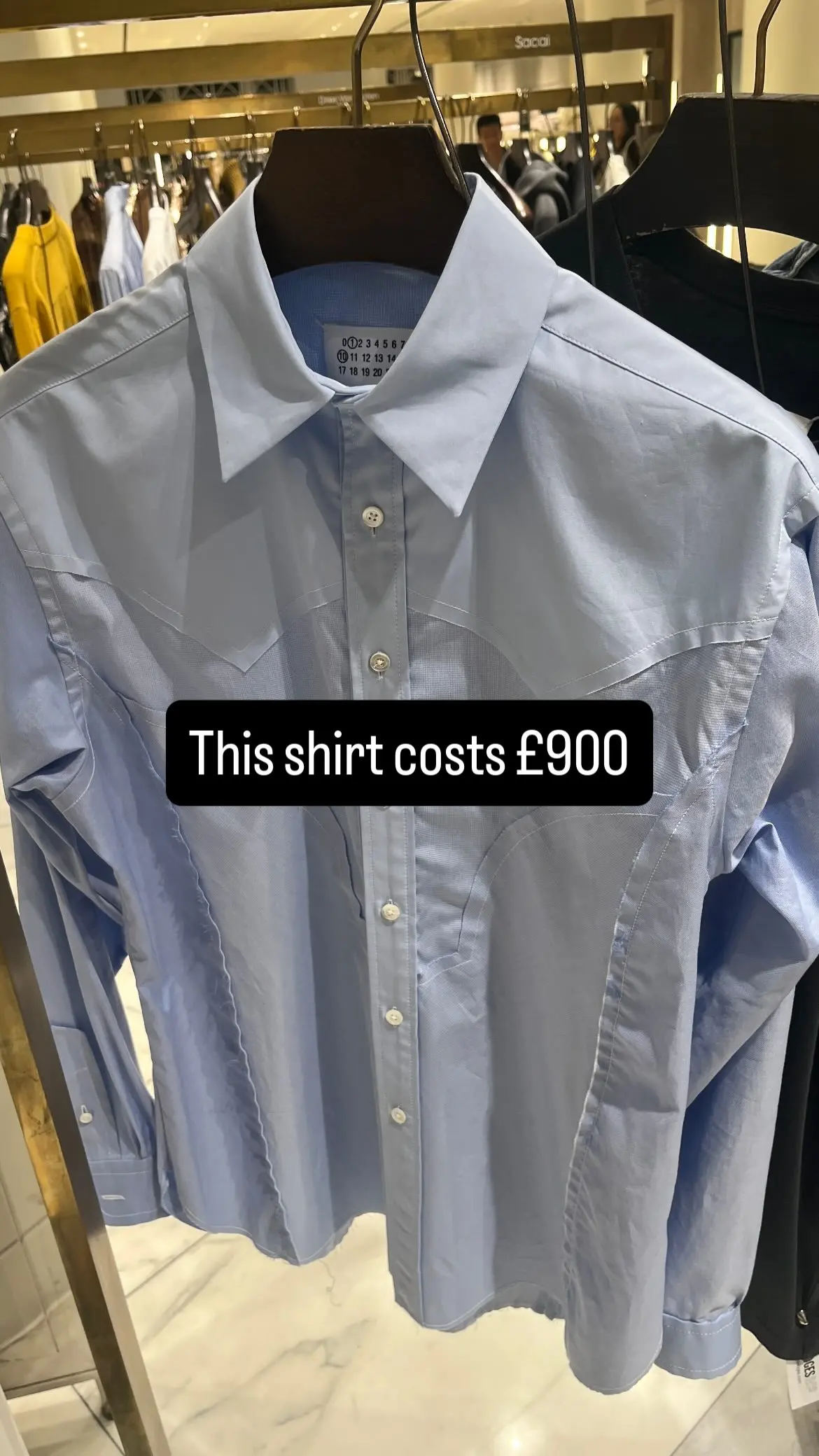 This shirt costs £900